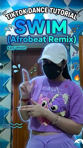 Swim Afrobeat Remix Dance Tutorial 🙌🏻 #dance #tiktok #shorts #trending #jhope Swim Afro Dance Trend