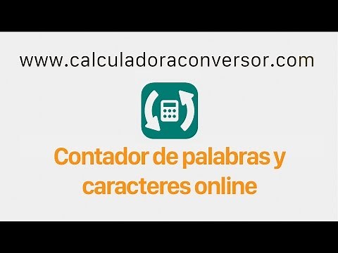 Contador de palabras y caracteres online