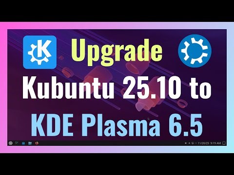 Upgrade Kubuntu 25.10 to KDE Plasma 6.5 (Step-by-Step)