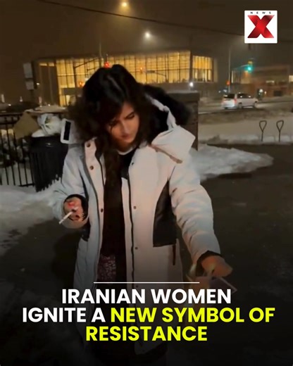 A powerful act of defiance is spreading across Iran as a young woman burns an image of Ayatollah Khamenei to light her cigarette—turning protest into a striking symbol. This emerging trend reflects the courage and determination of Iran’s youth, especially women, who are increasingly at the forefront of resistance against the Islamic regime, demanding freedom, dignity, and change. #IranProtests #WomenOfIran #IranianWomen #Resistance #FreedomMovement #IranRevolution #StandWithIran #YouthPower #Voi