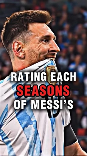 Rating Each of Messi’s Seasons⚽️🔥 #soccer #tiktok #messi #viral #football