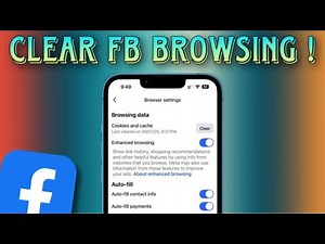 Clear Facebook Browsing Data on iPhone || Tech Wash