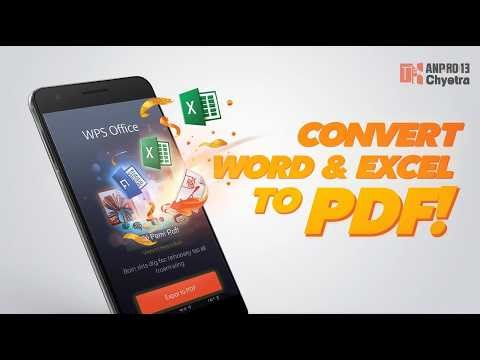 Convert Word & Excel to PDF Fast! - How to Use WPS Office on Android Tutorial