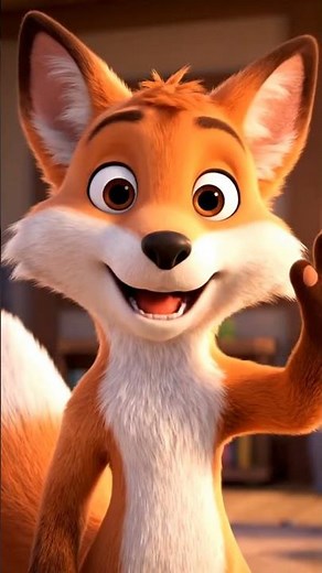 A Cute Fox Playing at the Playground 🦊💛 | Funny Cartoon Short