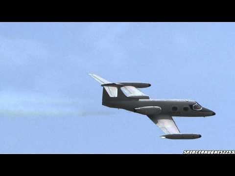 2011 Planes Of Fame Air Show - Clay Lacy Learjet Aerobatic Demonstration