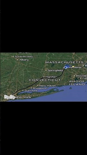 plane Worcester to New York