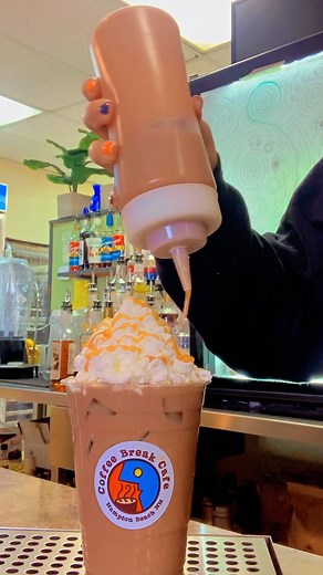 Bringing the cosmos to your cup ✨☕ Say hello to spring with our most popular latte—the Milky Way! A rich blend of caramel, chocolate, and hazelnut, topped with whipped cream and a caramel drizzle… basically a candy bar in a cup. ☀️ Who’s ready for warmer days and sweeter sips? #SpringVibes #MilkyWayLatte #CoffeeMagic | Coffee Break Cafe