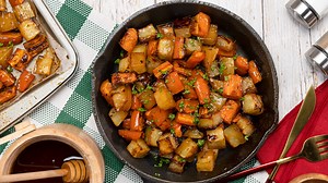 Honey-Roasted Potatoes And Carrots Recipe
