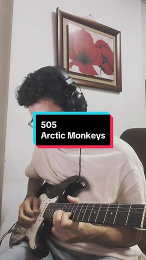 505 - Arctic Monkeys solo cover #guitar #guitartok #guitaristsoftiktok #arcticmonkeys #505 #alexturner #rock #cover #solo