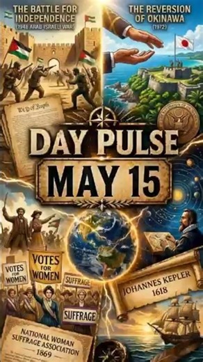 May 15 : A day Full of First | DAY PULSE #onthisday #daypulse #history