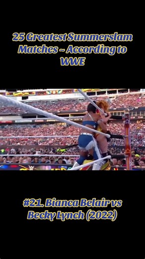 Top 25 SummerSlam Matches According to WWE