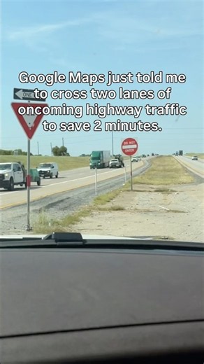 Google Maps Told Me to Cross Two Lanes of Oncoming Traffic on US 287