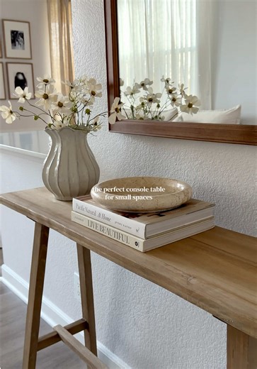 Beautiful Solid Wood Console Table for Small Spaces