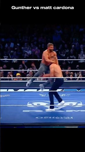 Gunther vs Matt Cardona 🔥 INSANE SmackDown Match Highlights! | WWE #Shorts #smackdown #highlights