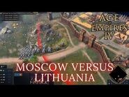 Moscow versus Lithuania (AoE4)