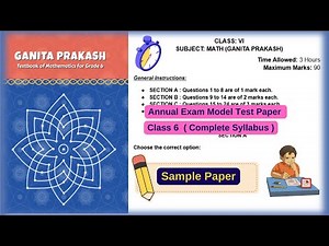 Class 6 Maths Exam Tricks | Ganit Prakash NCERT | CBSE KVS Sample Papers, Important Questions & More