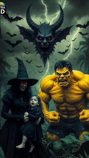 হাল্কের মেয়েকে ডাইনি বুড়ি তুলে নিয়ে গেছে। #aispiderman #hulk #comedyfilms #comedy #comedymovies #ai