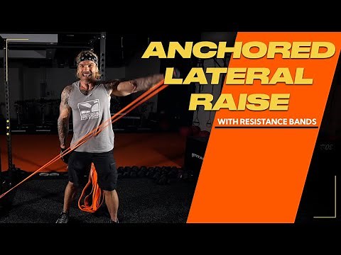 Build Wider Shoulders with Resistance Bands : Lateral Raise for Middle Deltoid