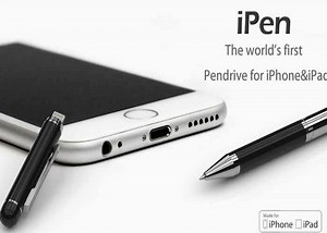 iPen Portable Lightning Connected External Storage (video)