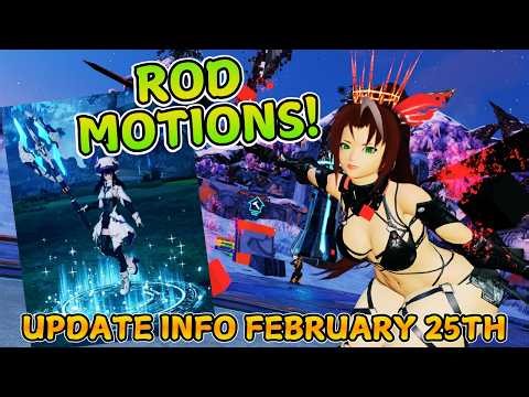 [PSO2 NGS] Rod Motions Are Here! - Update Info February 25th 2026