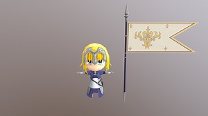 jeanne T-pose - 3D model by Kunwei_sam