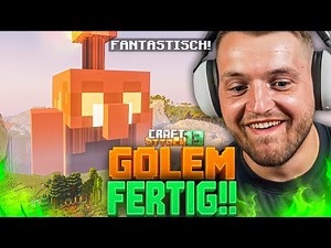 🔥😍KEINER hat an UNS GEGLAUBT! - GOLEM ist FERTIG!!! | Craft Attack 13