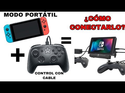 Cómo conectar un control alámbrico a la Nintendo Switch en modo portátil? | Multiport USB PlayStand