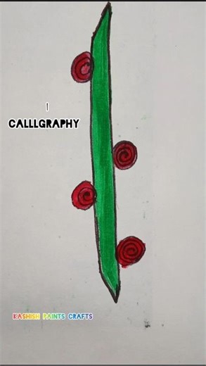 Alif calligraphy painting 🎨😍#calligraphyarabic #painting #shortvideo