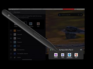 Surface Duo 2 Android 12L Microsoft Slim Pen 2 Pen Menu