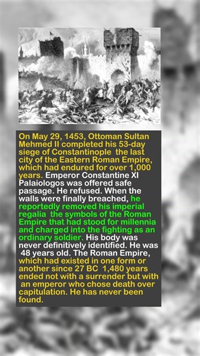 The Last Roman Emperor Died as a Common Soldier – No One Found His Body