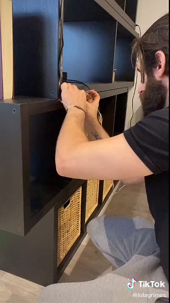 IKEA Studio Apartment Wall Divider Hack