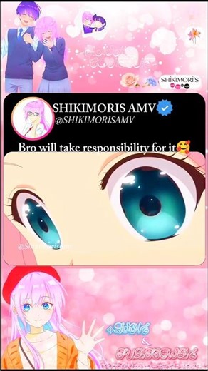 Bro will take responsibility for it🥰