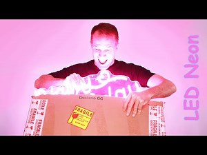 LED neon Sign with clear acrylic backer - neon lights - Gustavo gg - shinemyway