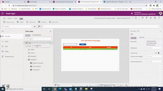How to Filter SharePoint List Items in Power Apps