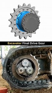 179K views · 1.6K reactions | Excavator final drive gear #howitwork #howitmade #mechanical #simulation #mechanism Mechanical and Automation Systems | Mechanical and Automation Systems | Facebook