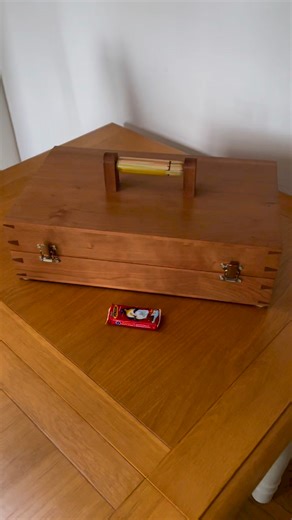 For those who saw The Woodland Workshop this week, here is a closer look at the wonderful art box that was made for me…. | Pet Portraits By Hercule