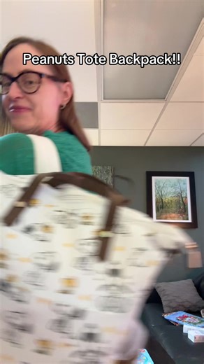 Peanuts Tote Backpack