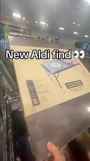 Aldi gaming portable table perfect for camping and garden fun. Ping pong and dart 🎯