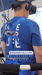 Fyzical Lincoln Therapy & Balance Centers combined their Solo-Step Safety Overhead System with the Virtualis virtual reality machine! 💪 This is a safe, challenging, and fun way to treat your patient’s balance and reactive skills! . . . #solostep #virtualis #vrtherapy #physiogram #fyzical | Solo-Step Fall Protection for Rehab