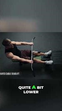 Unlock Massive Glutes: Seated Cable Deadlift PERFECT Form Guide! #shorts