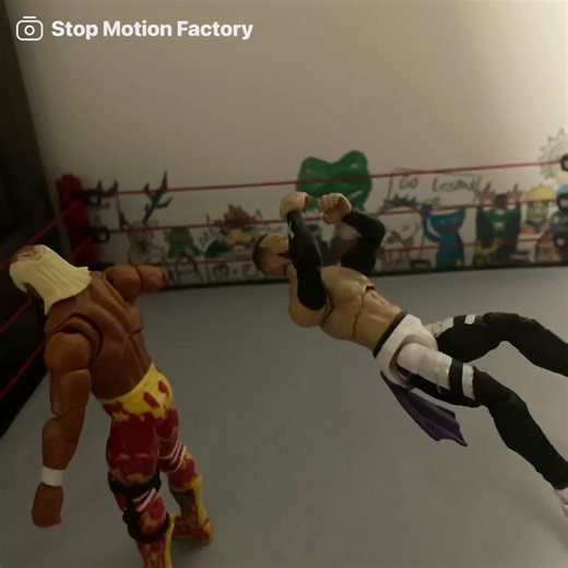 Leg Drop! (WWE stop motion)