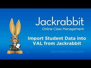 Import Student Data into VAL from Jackrabbit