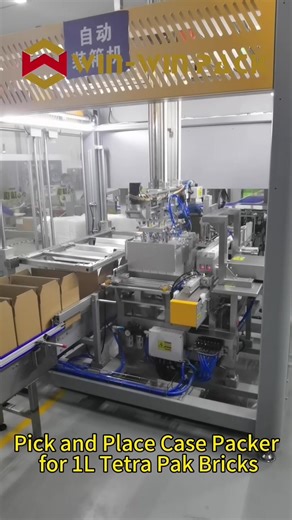 Pick and place case place #packingmachine #casepacker #tiktok