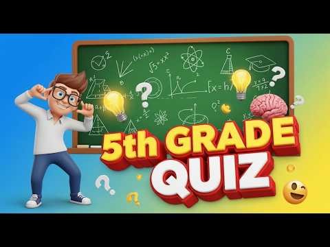 Are You Smarter Than a 5th Grader? 🧠 50 Fun Quiz Questions with Answers with Explanation