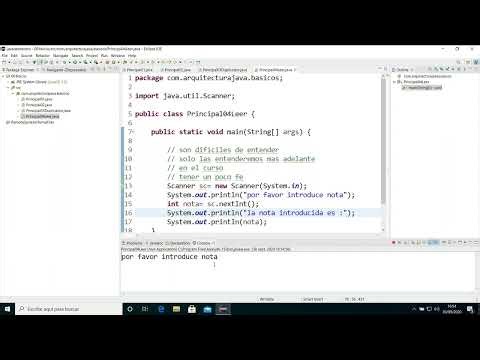Curso Java desde Cero - Modulo1- Episodio 5 - La clase Scanner en java