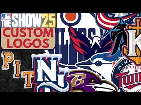 MLB 25 The Show: CUSTOM LOGOS TUTORIAL For Diamond Dynasty | Download, Create + Edit Logo Designs