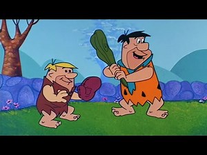 Playing Baseball With The Flintstones