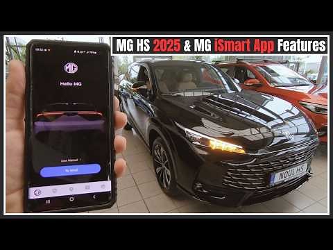 New MG HS 2025: MG iSmart Mobile App Features & Tutorial