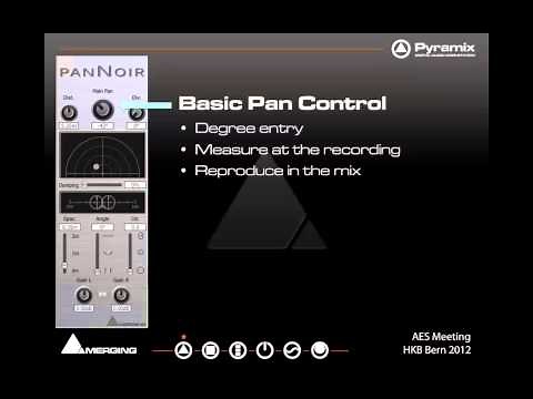panNoir Advanced Panning plugin from Merging Technologies