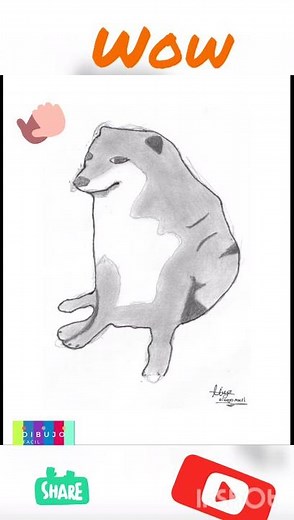 cómo dibujar un cheems